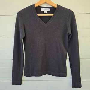 Vintage Montana Blues Jeans Company  Stretch Black V-neck Sweater  Women's Sz S